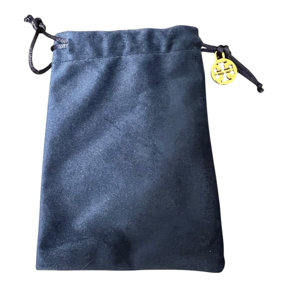 NWOT Tory Burch Blue Drawstring Jewelry Bag